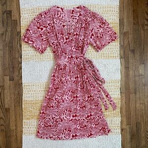 Banjanan Midi Wrap Dress